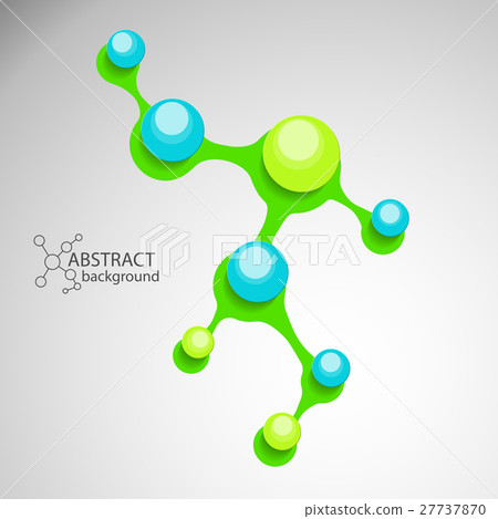 Abstract DNA background. Vector illustration 27737870