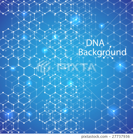 Abstract DNA background. Vector illustration 27737936
