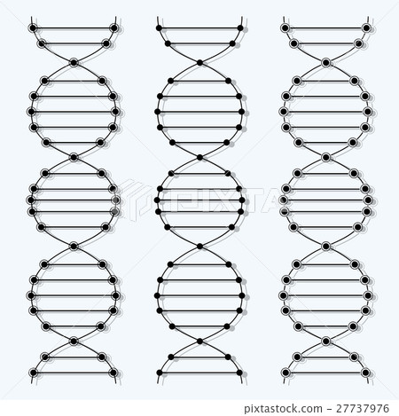 Abstract DNA background. Vector illustration Abstract DNA background. Vector illustration 27737976