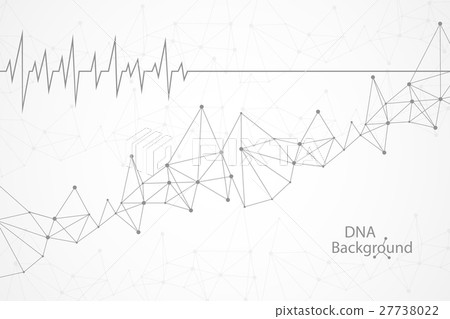 Abstract DNA background. Vector illustration 27738022