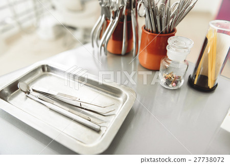 Medical tools are in office of odontologist 27738072