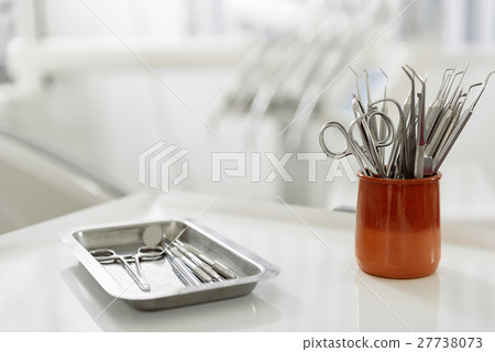 Various dental tools in room of stomatologist 27738073