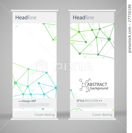 Brochure cover design. Abstract roll up. Modern 27738186