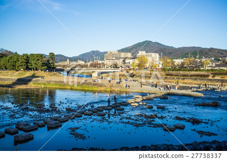 图库照片 鸭川三角洲