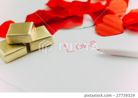 Postcard Valentine's Day. Space for text 27739329