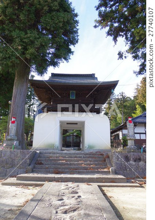 Shinshu Iijimacho Temple Shintokuji Yamanoni Ina There is Fukurokujin of Seven Lucky God 27740107