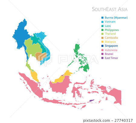 southeast asia, map, maps 27740317