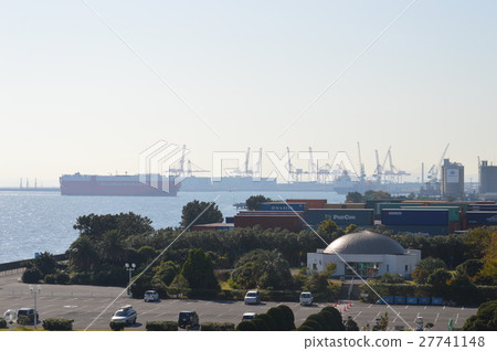 靠近從橫濱港象徵塔看到的南部Honmu 27741148