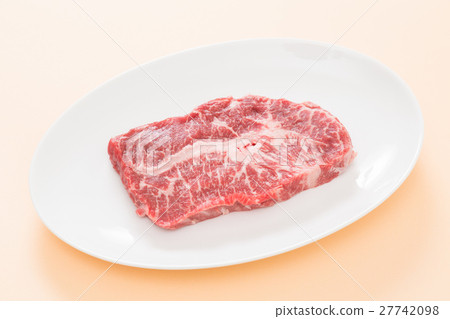 Beef image shoulder steak raw meat Beef image shoulder steak raw meat 27742098