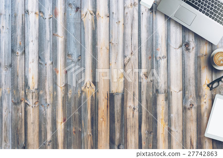 Top view of Business still life 27742863