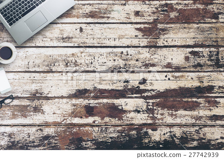 Top view of Business still life  27742939