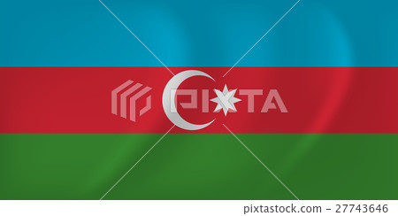 Azerbaijan waving flag Azerbaijan waving flag 27743646