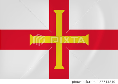 Guernsey waving flag 27743840