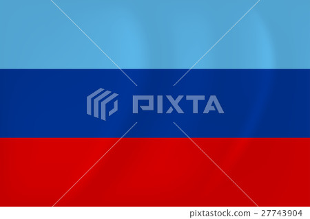 Lugansk People s Republic waving flag 27743904