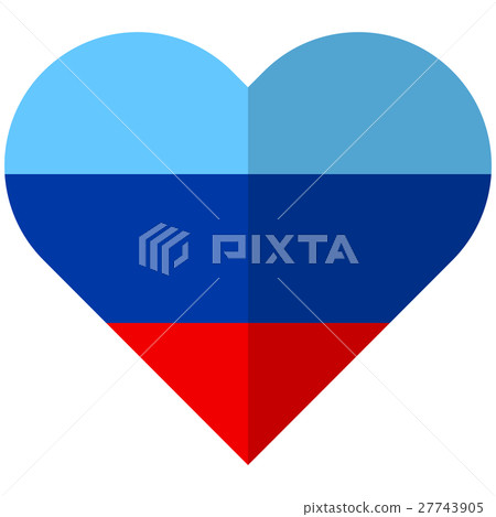 Lugansk People s Republic flat heart flag 27743905