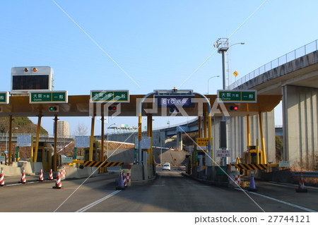 Kobe Tarumi interchange, toll booth 27744121
