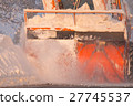 Snow truck cleaning snow from the road and streets 27745537