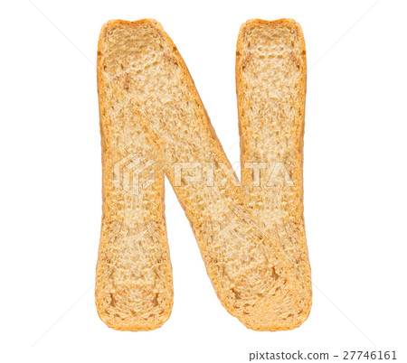 Isolate Bread Alphabet Isolate Bread Alphabet 27746161