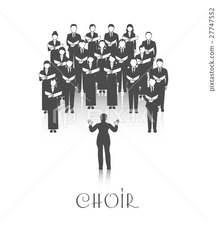 Choir Peroforrmance Black Image  27747552
