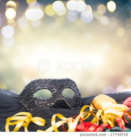 Mask with masquerade decorations Mask with masquerade decorations 27748558