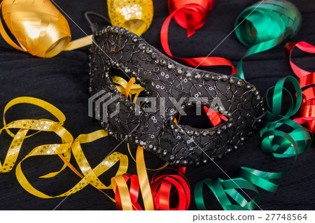 Mask with masquerade decorations Mask with masquerade decorations 27748564