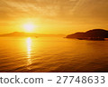 Sunset of Suozu Oshima (Yamaguchi Prefecture Suzuku Oshima Town) 27748633
