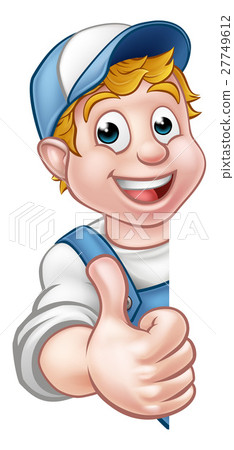 Handyman Worker Carpenter Mechanic or Plumber Handyman Worker Carpenter Mechanic or Plumber 27749612