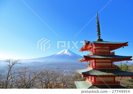 Shinagurayama Asama Shrine and Mt. Fuji Shinagurayama Asama Shrine and Mt. Fuji 27749954