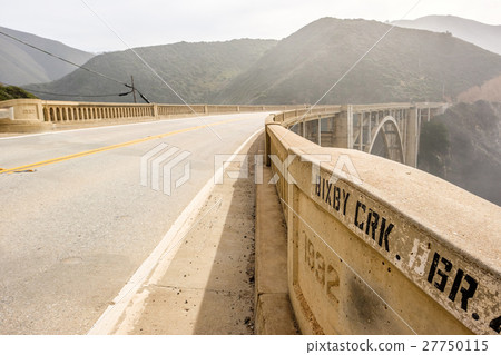 Bixby Creek Bridge on Highway 1, California 27750115