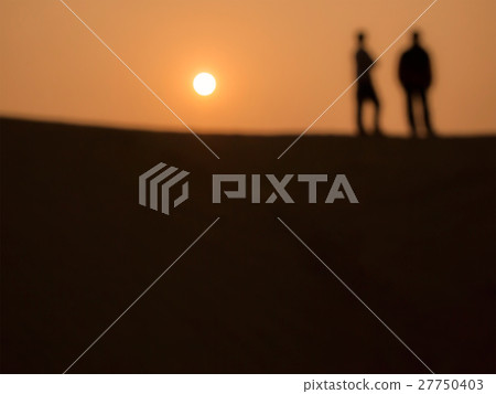 Abstract image of 2 men 27750403