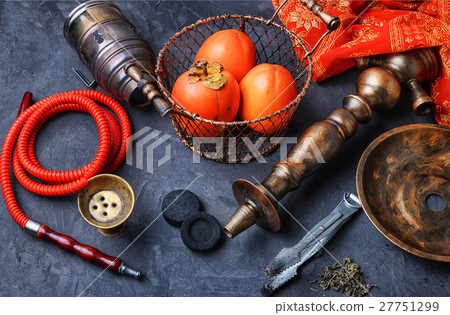 Hookah with persimmon 27751299