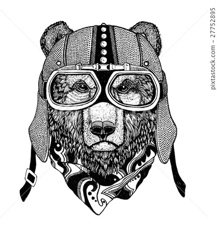 Vintage Image of BEAR for t-shirt design for Vintage Image of BEAR for t-shirt design for 27752895