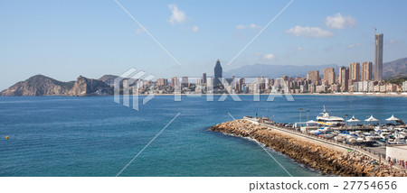 City scape panorama. Benidorm, Spain City scape panorama. Benidorm, Spain 27754656