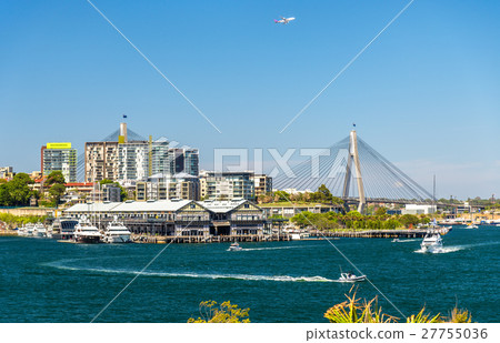 View of Pyrmont district and the Anzac Bridge in 27755036