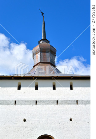 Fortress tower of Kirillo-Belozersky monastery. Fortress tower of Kirillo-Belozersky monastery. 27755563