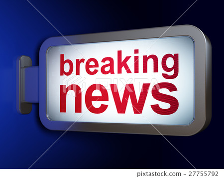 News concept: Breaking News on billboard News concept: Breaking News on billboard 27755792