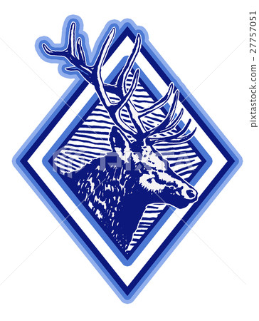 Elk Emblem 27757051