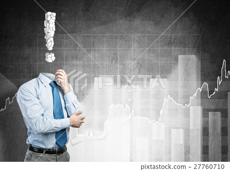 Pensive headless businessman Pensive headless businessman 27760710