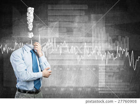 Pensive headless businessman 27760908
