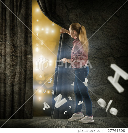 young woman, changes reality 27761808
