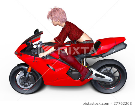 Female rider - Stock Illustration [27762268] - PIXTA