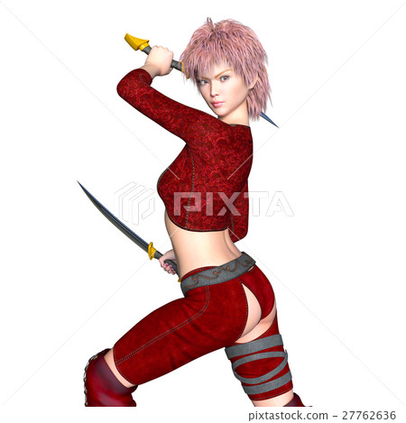 Female swordsman 27762636