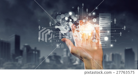 Media worldwide technology concept Media worldwide technology concept 27763575