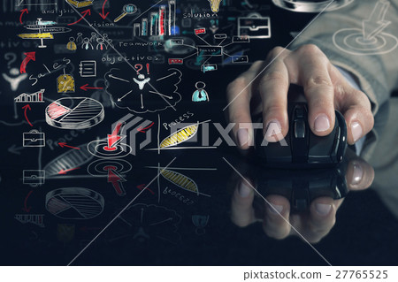 Wireless connection 3D rendering concept 27765525