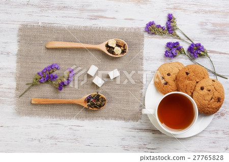 Herbal tea and cookies Herbal tea and cookies 27765828