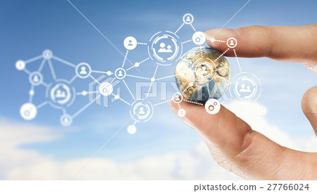 Media worldwide technology concept 27766024