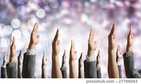 Hand gestures in arow 27766083