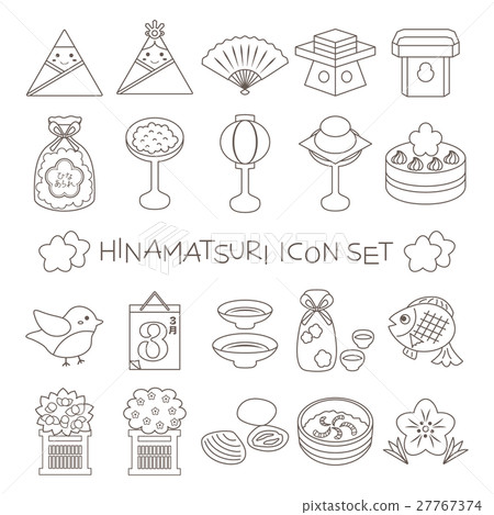 Hinamatsuri icon set Hinamatsuri icon set 27767374