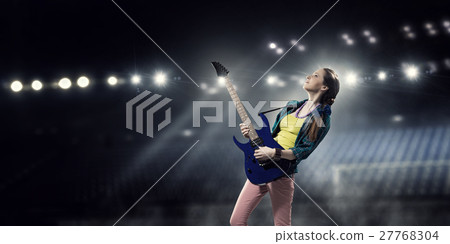 Female rock guitarist Female rock guitarist 27768304