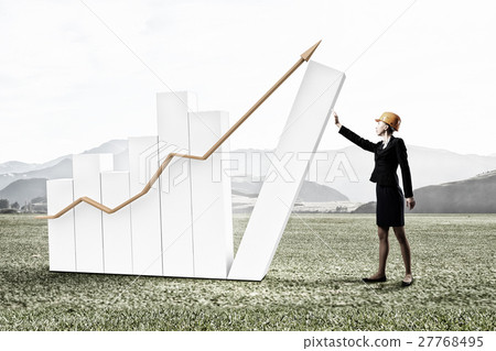 Elegant engineer woman Elegant engineer woman 27768495